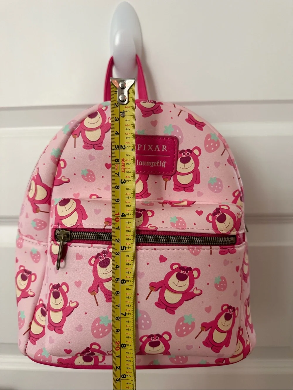 Loungefly Pink Lotso Strawberry Mini Backpack